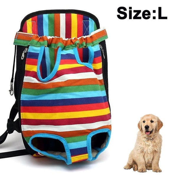 Pet Carrier Ryggsäck, justerbar Pet Front Cat Hund Carrier