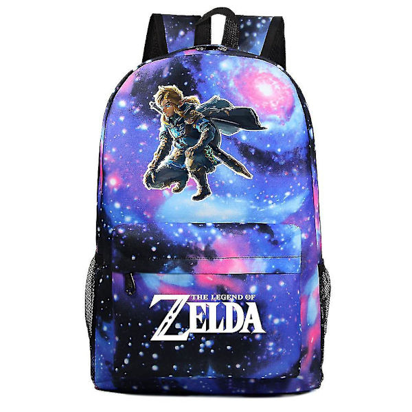 Tears Of The Game Zelda Kingdom Print Tonåring Primary and Secondary School Skolväska Casual ryggsäck för män och kvinnor 8