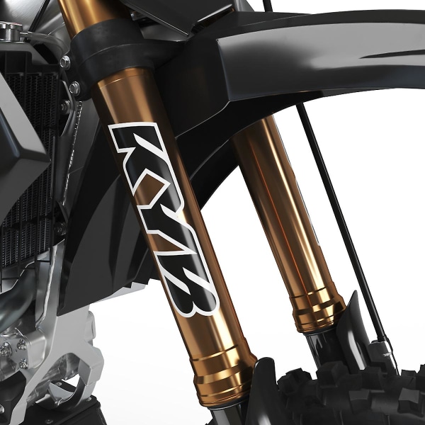 Reflekterande Motocross Motorcykeldekal Gaffel Kyb Wp Suspension Showa Dekaler För Yamaha Honda Suzuki Ktm Kawasaki Benelli - Dekaler &amp; Klistermärken SHOWA BLACK