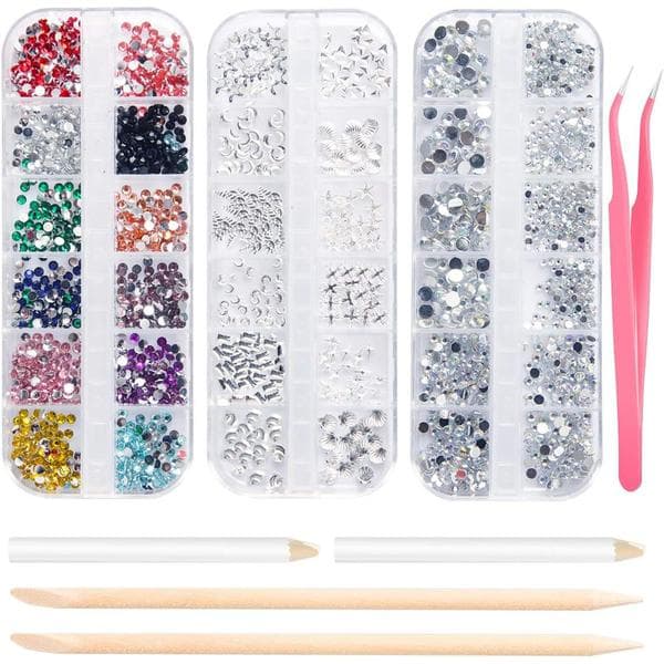 Nagelkonst strass, 3800 st