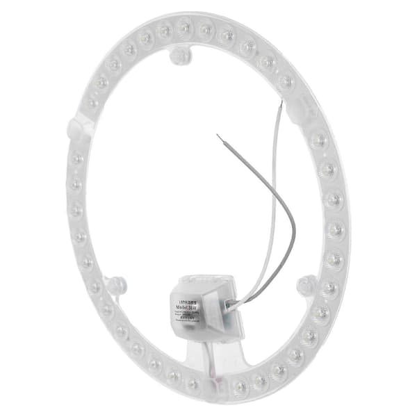 LED Cirkellampa 9 Tum - 36W Ersättnings Magnetpanel - Cirkulär Lysrörslampa, Ej Dimbar för Sovrum Vardagsrum Arbetsrum