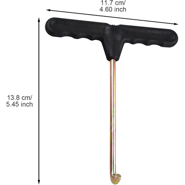 Trampoline fjäderverktyg avdragare krok metall tält pinne studsmatta pinne puller dra studsmatta tillbehör
