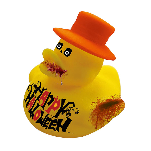 Barns Liten Anka Blind Box Anka i Bad Halloween Kalender 24 Gummi Ducks Creative Ducks Adventskalender Julleksakspresenter till Ch null none