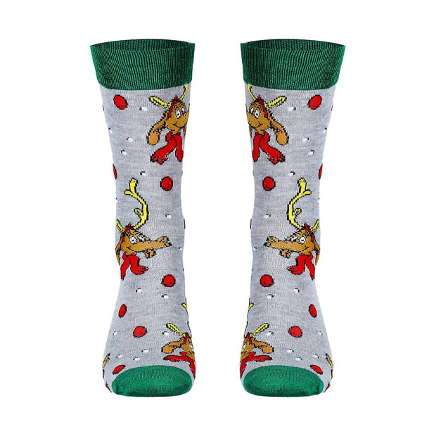 Christmas The Grinch Green Mid-calf Sokker Unisex Menn Dame Casual Sokker Julegave G