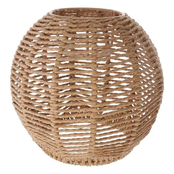 Hjemmebelysning Rattan Lampe Cover Håndlavet Vævet Lysekrone Retro Lampeskærm Homestay Lampeskærm Decora