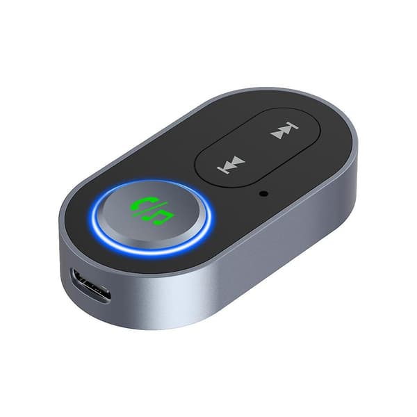 Bluetooth-adapter med stereolyd-udsendelse Bil Trådløs 5.1 Bluetooth-modtager med 3,5 mm Aud