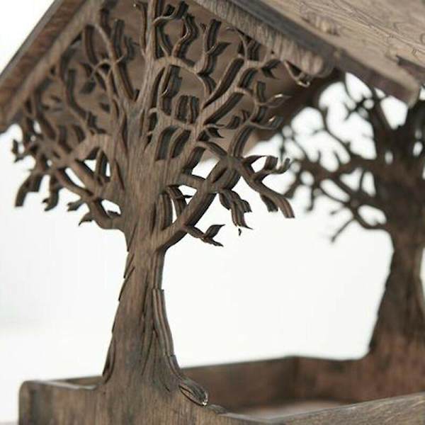 Handgjord Vine Rotting Bed Nature Bird Nest For Papegojor Cocl B: 15cm