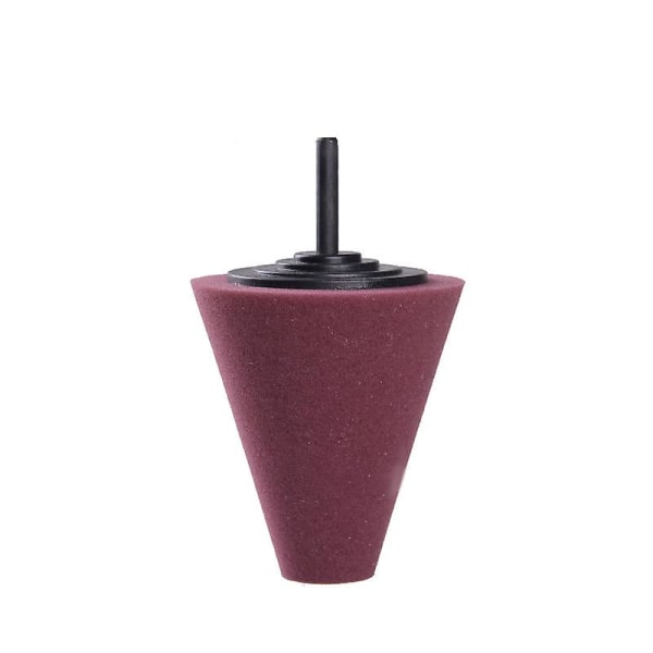 Auto Hjul Poleringssvamp Brugt Til Elektrisk Bore Bil Nav Polering Svamp Polering Kegle Kit Auto Body Wheel Care Vask Rengøring| | Maroon