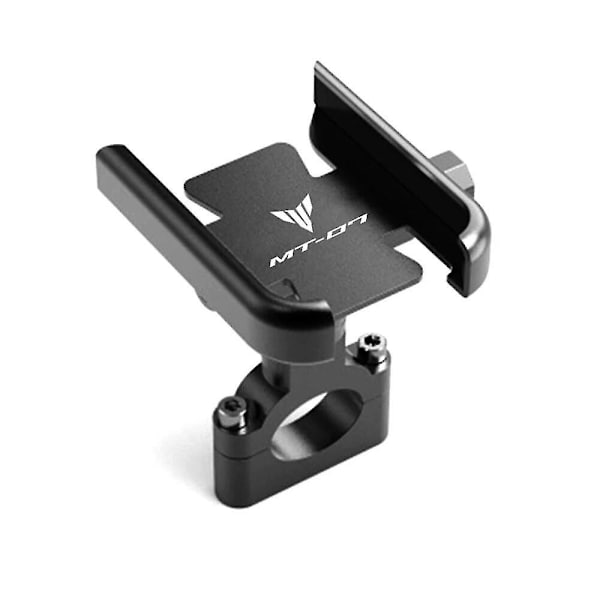 Til Yamaha Mt07 Mt-07 Fz07 2014-2020 2021 2022 Motorcykeltilbehør Cnc Styr Spejl Mobiltelefon Bracket Gps Stand Holder Handlerbar Black