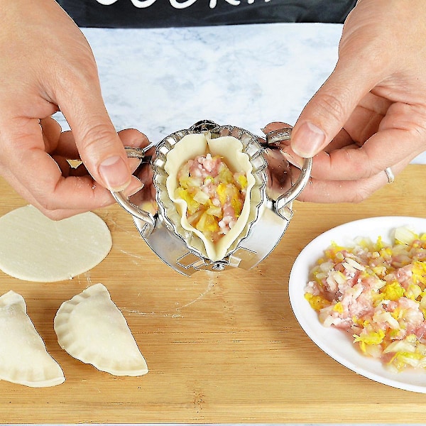 Stor Empanada-formare, 6 tum Rostfritt Stål Empanada-press, Bakverk Verktyg, Fickpaj small