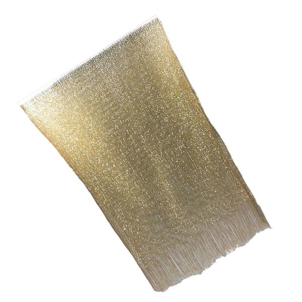 Sjal Wrap Scarf Artificiell Polyester Garn Lätt Wrap Scarf För Vår Höst Guld