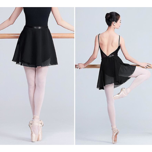 Ballet Chiffon Ballettræning Dansekjole Voksen Dansetræningskjole (grå,s) S