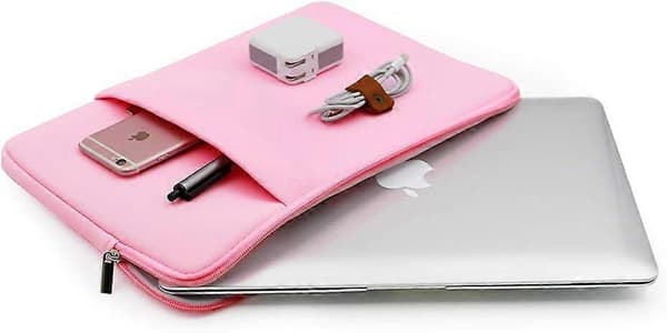 15,6\" laptopfodral (rosa, förbättrad version), kompatibelt