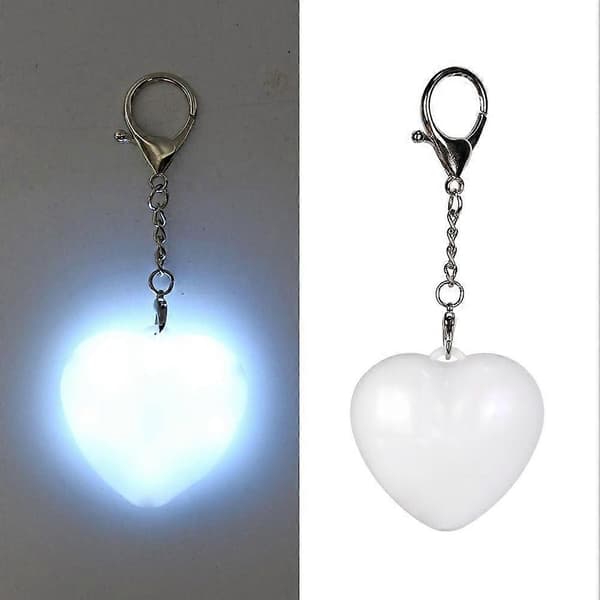 Handväska Ljus Söt Hjärtformad Design Perfekt Present Till Kvinnor Flickor white light
