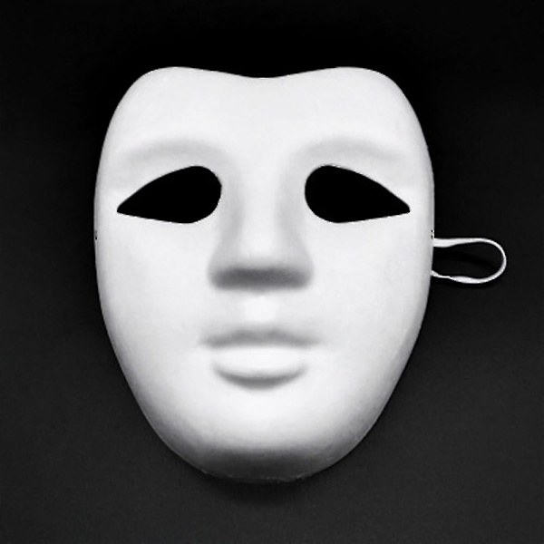 10 kappaletta Halloween-naamiota muovista askarteluun ja maalaamiseen Style 3