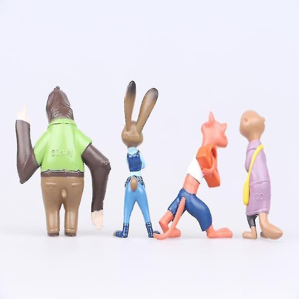 12 kpl Zootopia Zootropolis -leikkihahmoja