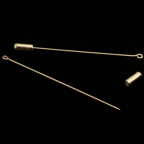 11x10 stk 7,1 cm lang nål plugg lapel pin hatt skjerf brosje knapphullsblomst nål