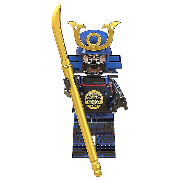 8 stk byggeklodser minifigur japansk samurai figur Wm6090