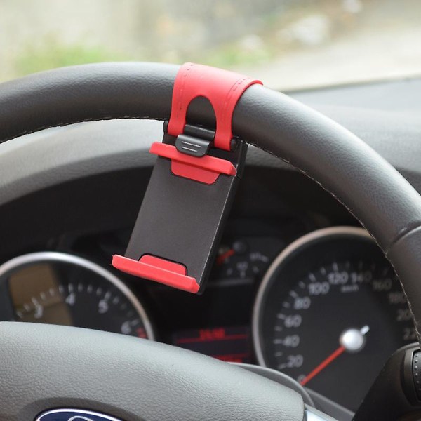 Universal Car Rat Mobiltelefon Holder Mount Spænde Socket Holder Cykel Clip Navigation Gps Xiaomi Redmi 6x Mi6 Stande| | Black