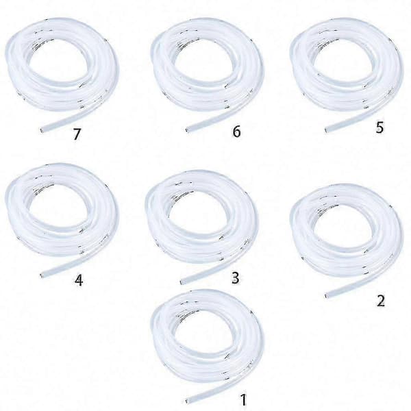 Fleksibel silikone gummislange 4/5/6/7/8/10mm 1m elastisk rør til gør-det-selv og reparation 5*7mm