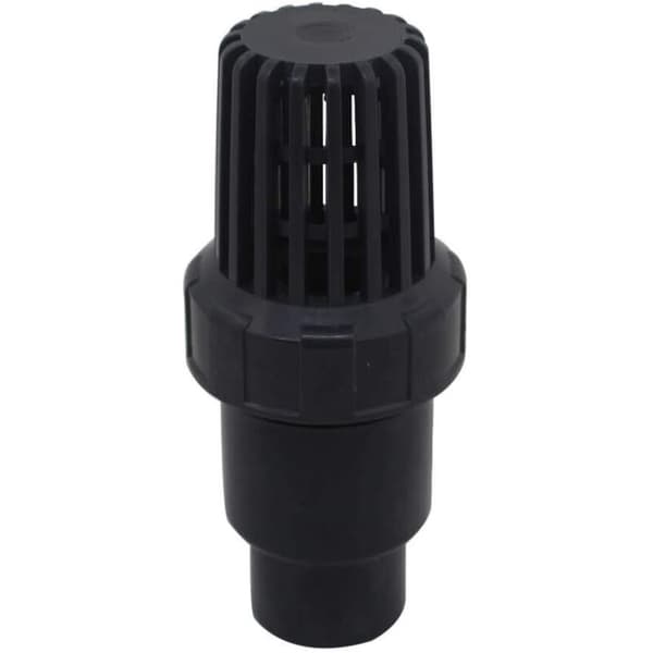 Bottenventil backventil med sugkula 25 32 40 mm backsilventil backventil pvc poolpump (innerdiameter 40mm) Black