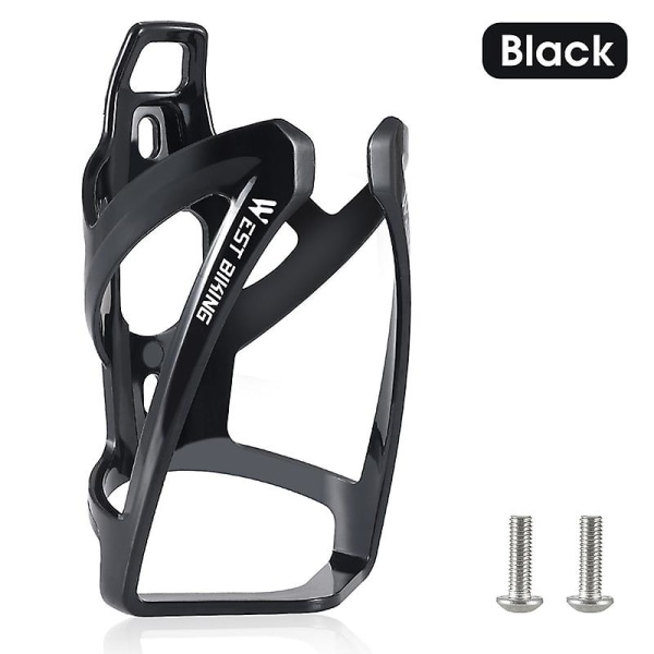 West Biking Ultralight Pc Vannflaskebur Mtb Mountain Road Bike Flaskeholder Brakett Sykling Fast utstyr Sykkelflaskebur - Sykkelflaskeholder 037 Black