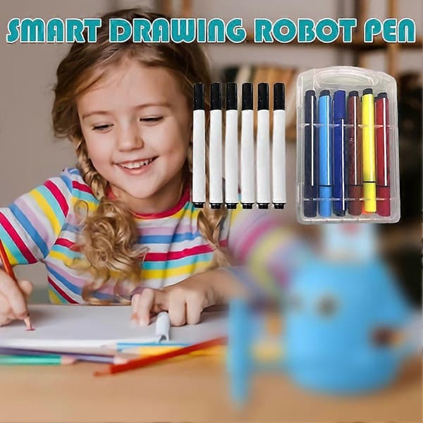 Smart Tegnerobot Penselsæt Børn Akvarelmarkører til Maling Barn Studerende