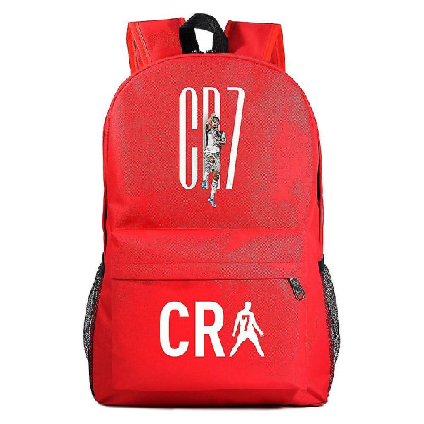 Cr7 ryggsekk reiseveske Canvas For studenter, skolegutter og jenter, tenåringer Laptop Glidelås Mochilas 1