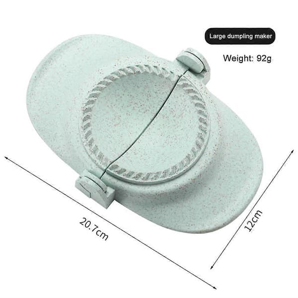 DIY Dumplings Maker Hvetestrå Dumplingform Dumpling Wrapper Gadget Dumpling Klips Bakverk Bakeformer Kjøkkentilbehør Blue L