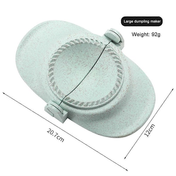 DIY Dumplings Maker Vetehalm Dumplingform Dumpling Wrapper Gadget Dumplingklämmor Bakformar Köksredskap Blue L