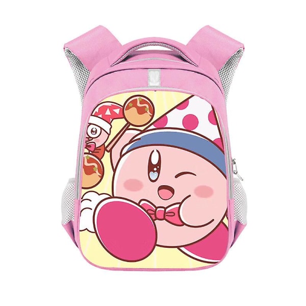 Kirby Lasten Reppu Poikien Reppu Sarjakuva Anime Opiskelija Kirjalaukku Lasten Tyttöjen Koululaukku Lasten Reppu Syntymäpäiväjuhlalahja Kirby-5