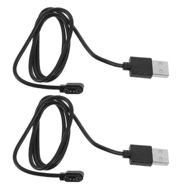 2 stk magnetisk ladekabel USB-ladekabel USB magnetisk kabel for smartklokke