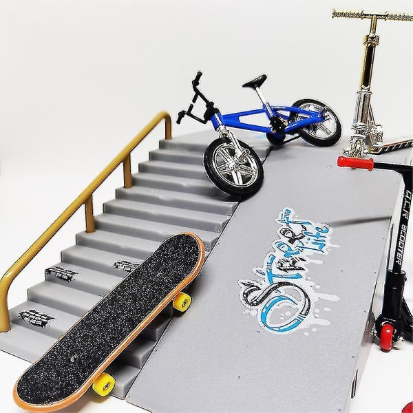 Barn Finger Skateboards Skate Toy Skate Park Ramp Set Tech Practice For Kids S