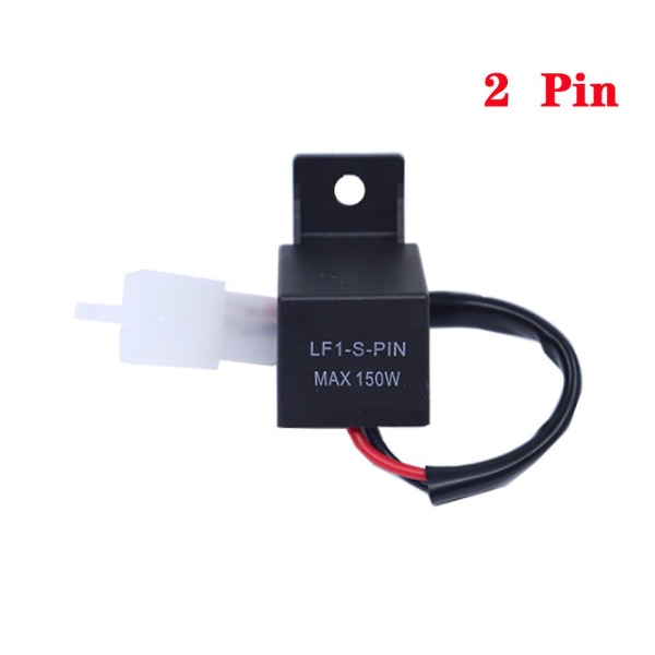 2 Pin 12v Elektronisk Led Blinkrelæ Auto Motorcykel Led Blinklys Pærer Blinkrelæ Blinksignal Rate Control Blink Relais| |