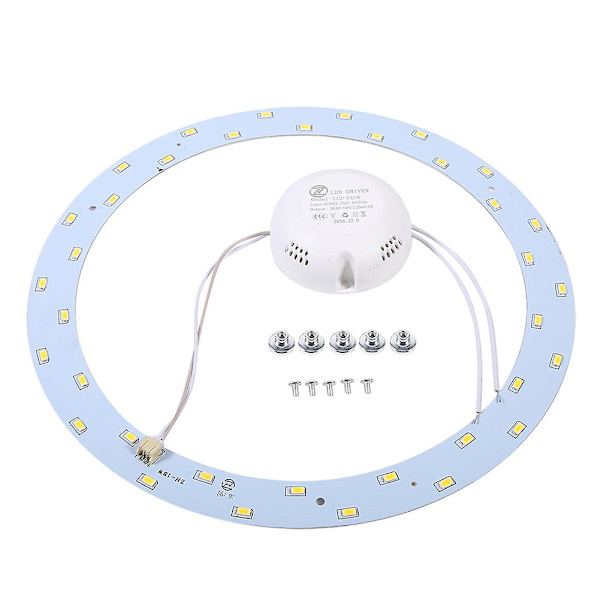 18w 220v 5730 Smd ympyrä valo led paneeli pyöreä kattolamppu board lampun vaihto lämmin valkoinen
