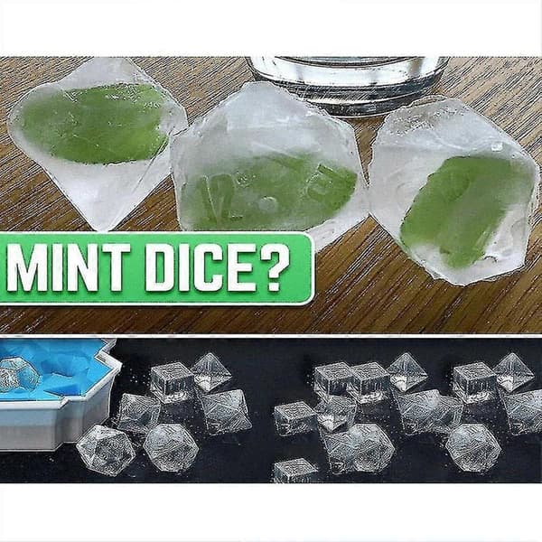 DIY Terningeformede Isforme Chokoladekageforme