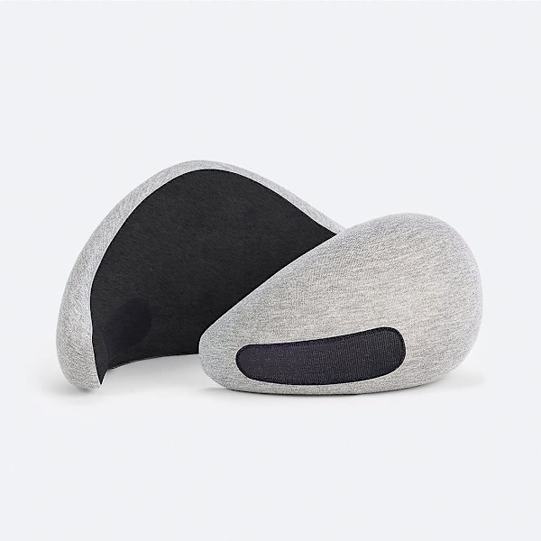 Ylellinen matkatyyny memory foam | Lentokonetyyny, automatkatyyny, niskatuki (keskiyönharmaa)
