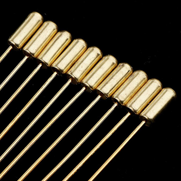 11x10 stk 7,1 cm lang nål plugg lapel pin hatt skjerf brosje knapphullsblomst nål