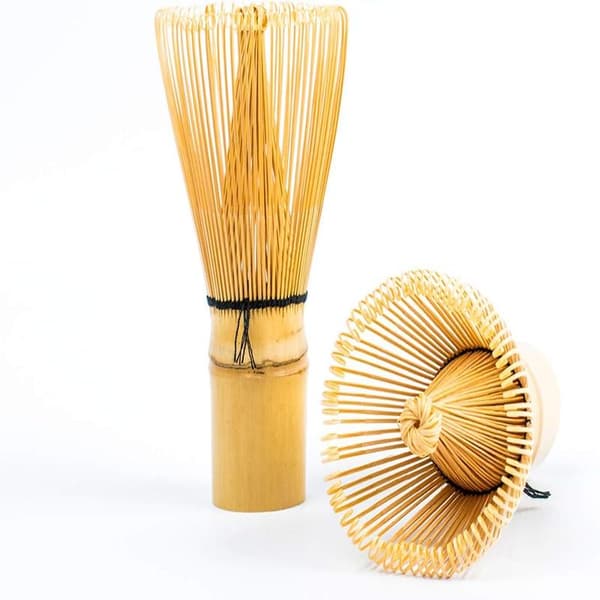 Japansk Matcha Borste Traditionell Bambuvisp, 100 Strån