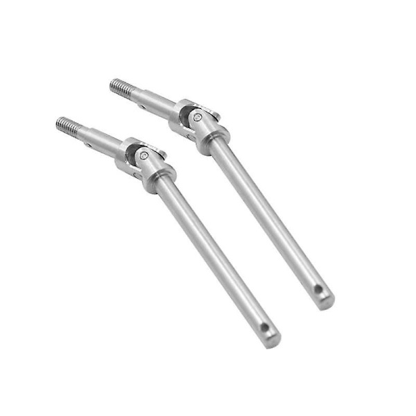 2st metall framaxel drivaxel CVD drivaxel för MN128 MN86 MN86S MN86K MN86KS MN G500 1/12 RC biluppgraderingsdelar silver