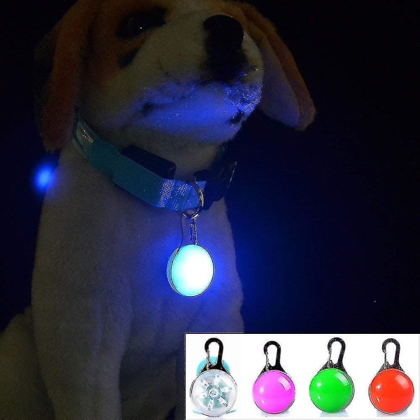 Led Clip-on -turvavalo Värikäs kaulusvalo avaimenperävalo, 8 kpl pakkaus, valikoima