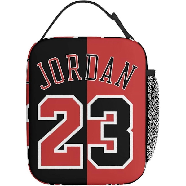 Basketboll Lunchbox för Pojkar Bärbar Termisk Lunchväska Återanvändbar Isolerad Lunchbox Måltidsväska för Skola Vandring Picknick One Size