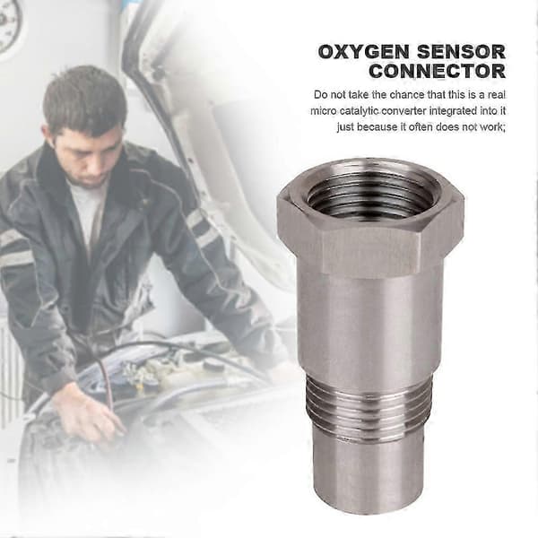 Universal forlænger O2 iltsensoradapter M18 x 1,5 gevindadapter iltsensorfittings stikforlænger bildele fg2025031700678 2pcs Grey