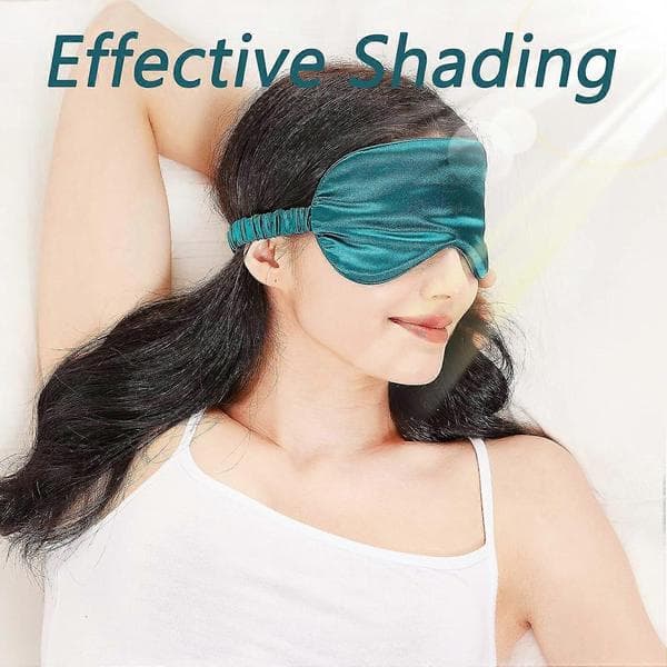 Sovmask 4-pack Silkesögonbindel Mjuk Satin Ögonbindel Elastisk Rem Nattögonlapp Resenap för Kvinnor Män