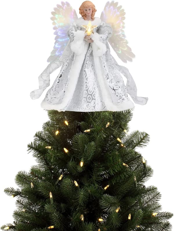 Juleengel Topppynt, Klassisk Engelstatu Ornament