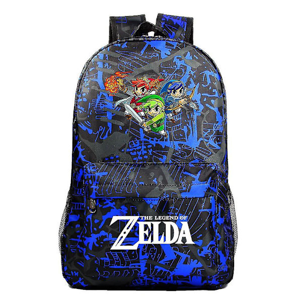 Tears Of The Game Zelda Kingdom Print Tenåringsskoleveske - Uformell ryggsekk for menn og kvinner for barne- og ungdomsskolen 4