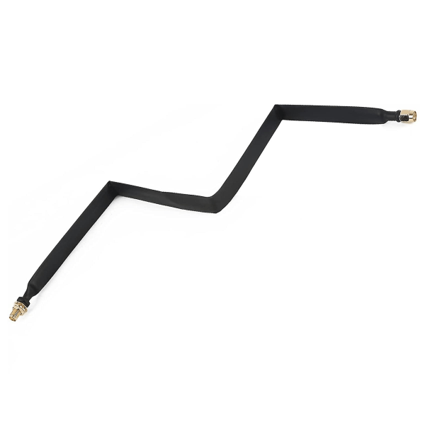 2 stk Lora fladt kabel Sma han til Sma hun vindue og dør fremføring gennem koaksial kabel forlænger adapter As Shown