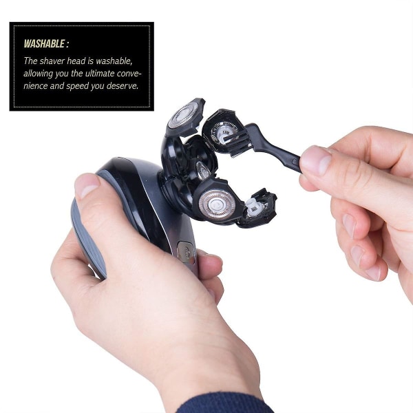 3 stk udskiftningsbarberbladshovedsæt kompatibel med Philips Series 5000/sh50/sh50/51/hq8