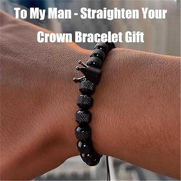 To My Man Armband För Män, Infinity Läder Flätad Make Födelsedagspresenter från frun Jag älskar dig för alltid och alltid handgjorda armband C Gold