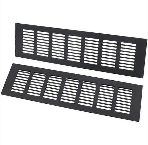 Rektangulær ventilasjonsrist, luftventil, rektangulær ventilasjonsrist ideell for ventilasjon 80 x 300 mm